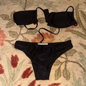 Gucci Black Bikini GG Small